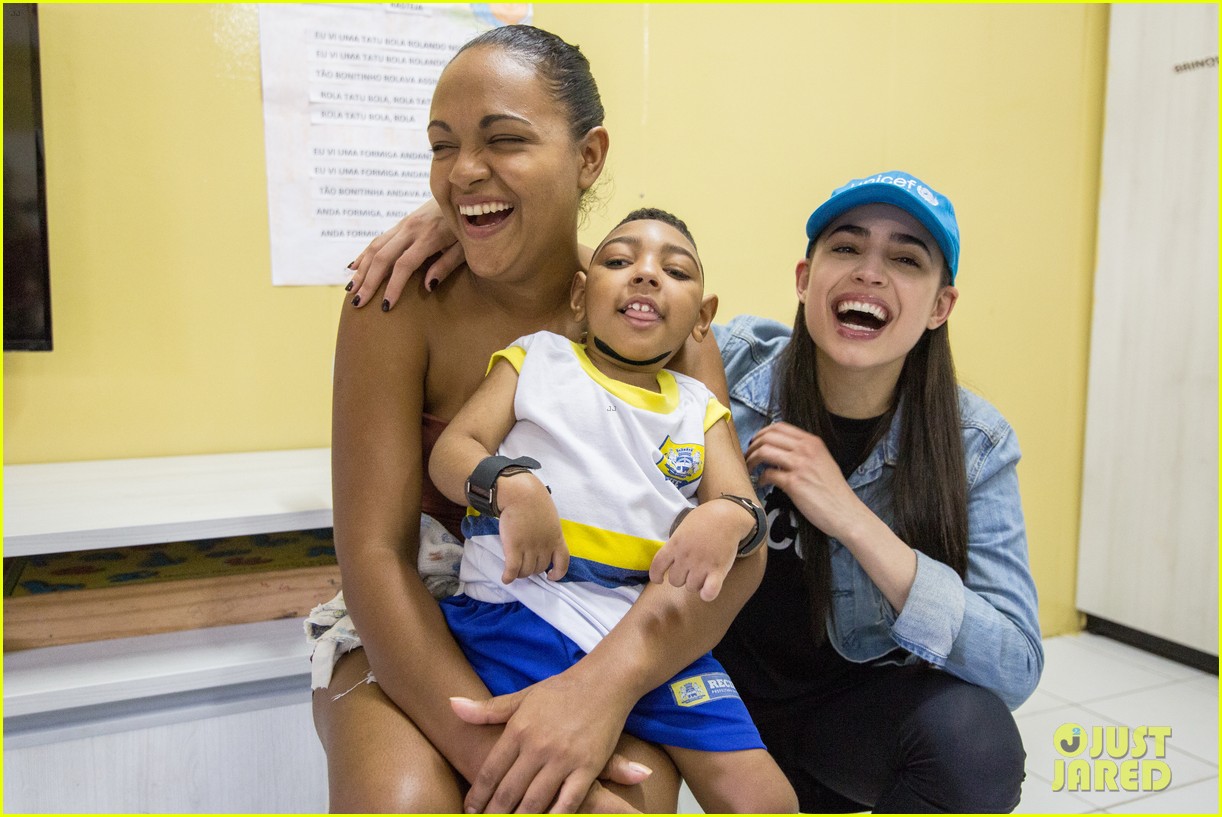 Sofia Carson Visits UNICEF Programming in Brazil with UNICEF USA 2